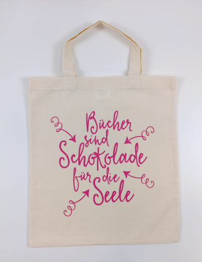 Tasche Bücher sind Schokolade für die Seele